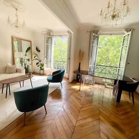 Sublime Haussmanien 2min Parc Monceau Appartement Parijs